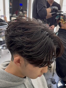 エデアンホンテン メンズサロン(EDEAN 本店 (旧:EDEAN 上通)) 熊本メンズサロン フェザーパーマ フェザーショート MEN'S HAIR