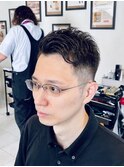 【20代男性】ロンドンアップバングショート（大宮/バーバー）