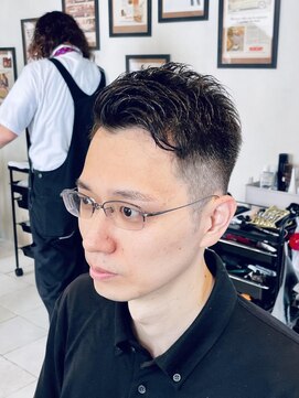 グレイスフルバーバーロンドン 大宮店(Graceful Barber London) 【20代男性】ロンドンアップバングショート（大宮/バーバー）