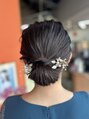 トータルヘアサロンカマダ&nbsp;結婚式、お呼ばれ 等のヘアセット、ヘアアレンジ、要予約です。