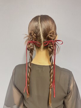 ヒュミ(hymy) 結婚式参列に♪/お呼ばれヘア/おとなっぽヘア/ゆるふあ/カチモリ