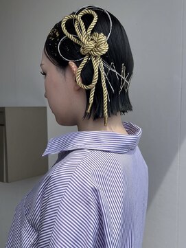 美容室 アイディー i-dee 成人式前撮りヘアセット/ボブヘアセット