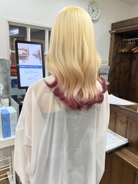 ジャストビューティー リアリー(just beauty Really) ブロンド×裾カラー【横須賀中央 Really】