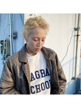 ブルーヘンビレッジ(bluhen village) メンズブロンドヘアー