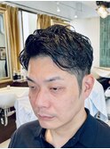 【40代 男性】ロンドンツーブロパーマ（大宮/バーバー）