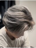 ホワイトシルバーバレイヤージュ