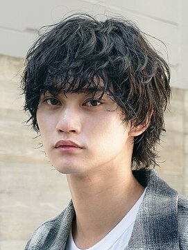 デプト(DEPT.) 波巻きスパイラルパーマシャドウパーマウルフカットメンズパーマ