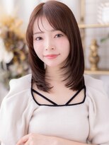 カバーヘア ブリス 志木南口駅前店(COVER HAIR bliss)&nbsp;抜け感ハイレイヤーカットミディアムウルフa志木20代30代40代