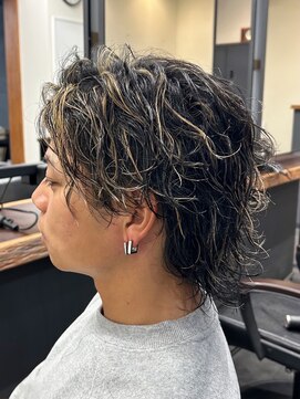 ランディ(RANDY) サーフカール/メッシュキャップハイライト