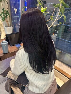 ヘアリゾート粋 ティガ 池袋店(tiga) シャギーレイヤー/黒髪ロング/艶髪