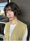 ★30代40代◎春の大人可愛いニュアンスボブパーマ