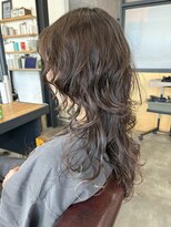 リドルヘアー 黒磯店(Riddle HAIR)&nbsp;柔らかく動くロングウルフパーマ