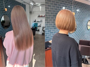 シカ(si:ca)の写真/【大府市/ブリーチ】柔らか透明感カラーへ♪si:caだからこそできる発色、色もち、ツヤ良しのデザインカラー