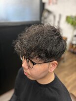 ファイブスター(Five Star)&nbsp;スペインカール風　ツーブロスタイル