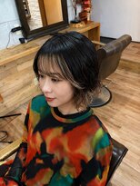 プランツヘアー&nbsp;顔周りニュアンスデザインカラー