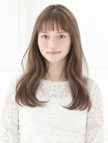 カナン 銀座(CANAAN)&nbsp;艶カラー　顔まわりレイヤー　ベビーバング
