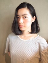 ナヌーク シブヤ(nanuk shibuya)&nbsp;【nanuk】 ∞サイドパート　×　ナチュラルストレートボブ∞