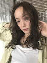 ハニー(HONEY by Chord)&nbsp;透け感アッシュベージュ×ほつれウェーブ