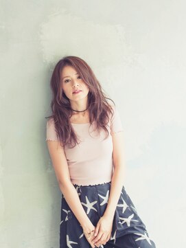 サロンドメルシー (salon de merci) ふわロング×ピンクグレージュ