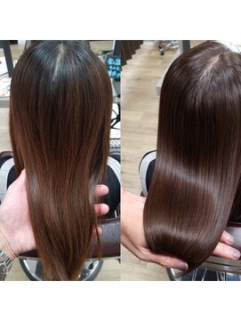 ルーミールーム(RoomieRoom) 髪質改善トリートメントうる艶ストレートナチュラルブラウン