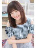 表情やわらか☆好感度大のラブストレートセミディ