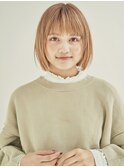 ボブ/カーキグレージュ/マッシュショート/大人かわいい[新宿駅]
