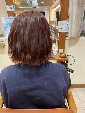 テトラ バイ ネオリーブ 横浜西口店(tetra by neolive) レッドブラウンボブ♪