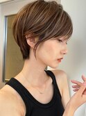 大人ショートヘア/ハイライトカラー/イルミナカラー[国分寺]