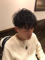 ヒロギンザ 銀座一丁目店(HIRO GINZA)&nbsp;ツーブロックパーマスタイル