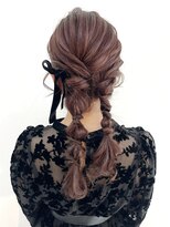 ヘアセット&メイク専門店 カスミ(Kasumi)&nbsp;ツイン編みおろし