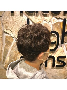 ナチュラルハイセンス 本店(natural high sense) クルフワパーマ×メリハリショート 似合わせカット/町屋駅