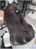 クリップアレンジ ラベンダーピンクカラー 学割I24