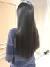 【髪質改善】カット+縮毛矯正+クレンジングスパorトリートメント ¥20680