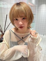 ロンドルーチェ 心斎橋(Lond luce)&nbsp;ダークアッシュ/ミディアムレイヤーカット［髪質改善/縮毛矯正］