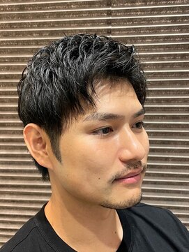 スカイ 大手町プレイス店 ツーブロアップバング<理容室>