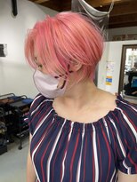 ラック 津田沼(LUCK)&nbsp;LUCKショート　ホワイトピンク