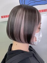 マックス フォー ヘアー(MAX FOR HAIR) 綺麗なラインのボブ×インナーカラー◎