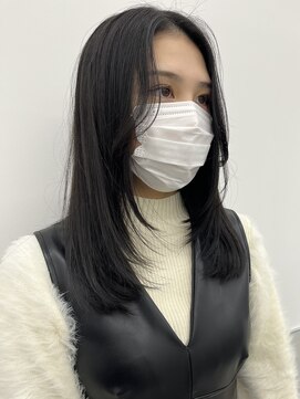 ゴウトゥデイシェアサロン 町田店(GO TODAY SHAiRE SALON) ダークグレー【町田/韓国ヘア/レイヤーカット】