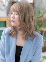 カバーヘア イヴ 戸頭店(COVER HAIR EVE)&nbsp;★ミルクティーアッシュハッシュカットくびれヘア20代30代★10