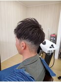 ツーブロックショート