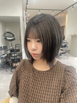 アジアエス 谷山 清和店(asia s)&nbsp;ボブスタイル＋顔まわりレイヤー