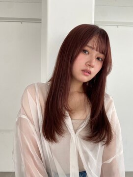 シャルムバイケンジ(Charm.by KENJE) 暖色カラー/透明感カラー/艶カラー/レッドカラー/レイヤーカット