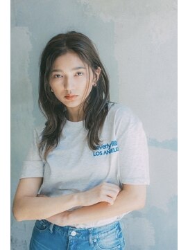 ニュイ 高槻 阪急茨木店(nui) 黒髪ボブルフネビージュ小顔ワンレンスペインカール