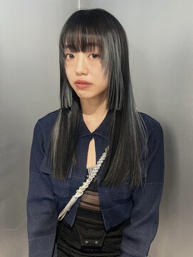 ペレ 梅田(PELE) 黒髪/ボブルフ/ネビージュ/小顔/ワンレン/梅田/髪質改善/前髪