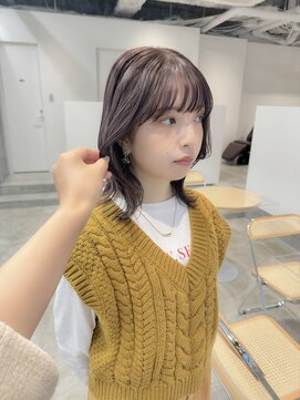 ソア(soa) ミディアムレイヤー/ラベンダーカラー/大阪枚方美容室