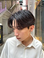 ガーデン 銀座(GARDEN)&nbsp;艶センターパートニュアンスパーマダークアッシュ韓国マッシュ