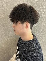 ニアウ 太田店(Niau)&nbsp;メンズナチュラルマッシュ刈り上げフェード無造作パーマミックス