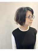 【LatelierContent Yumi】大人女性のツーブロックボブ
