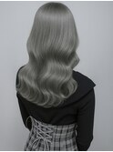【髪質改善】ツヤ髪質感再整シルバーカラー