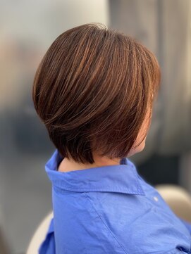 ジエクト アイロ(The Ect ilo) 似合わせショート/ショートボブ/アプリコットオレンジ/江坂